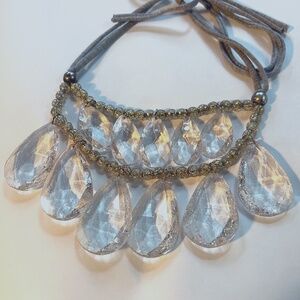 Huge Teardrop Statement Necklace
